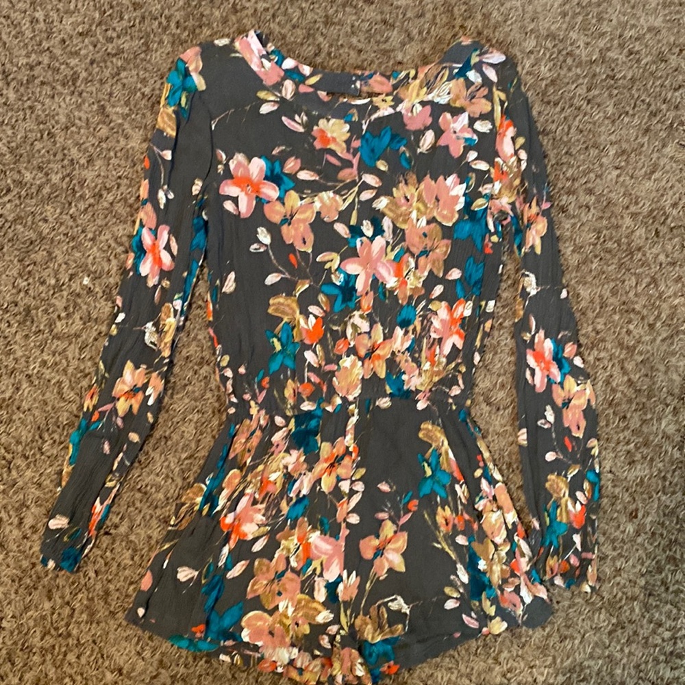 O’Neill floral long sleeve romper